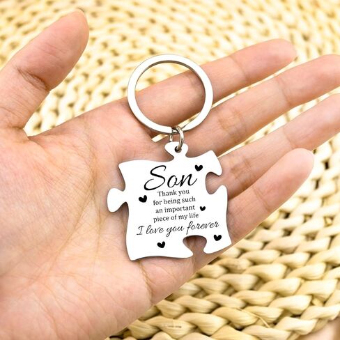 Fathers Day Gift For Son Adult Son Gifts From Mom Dad To My Boy Keychain Sons Birthday Gift Ideas Fatehr’s Day Christmas Stuff in Kuwait