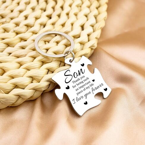 Fathers Day Gift For Son Adult Son Gifts From Mom Dad To My Boy Keychain Sons Birthday Gift Ideas Fatehr’s Day Christmas Stuff in Kuwait