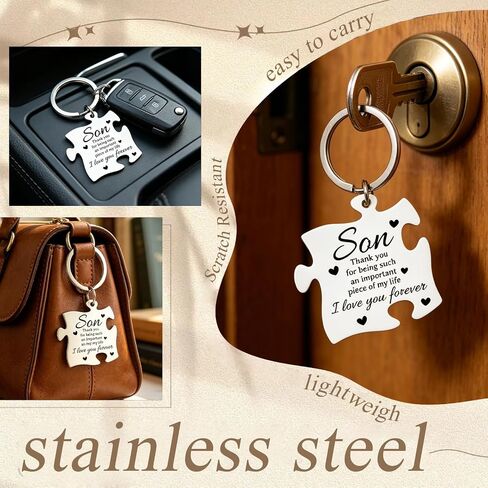 Fathers Day Gift For Son Adult Son Gifts From Mom Dad To My Boy Keychain Sons Birthday Gift Ideas Fatehr’s Day Christmas Stuff in Kuwait
