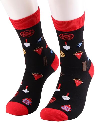 G2TUP Female Firefighter Socks Firewoman Gifts Female EMT Gifts Women In Fire Gift Fire Wife Socks in Kuwait