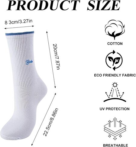 Bride Socks Bride To Be Something Blue Gift, Bride Gifts Soft Cotton Socks for Women Wedding Engagement Bridesmaid Bridal Shower Gifts Bachelorette Party Favor Honeymoon Essentials Decorations in Saudi Arabia