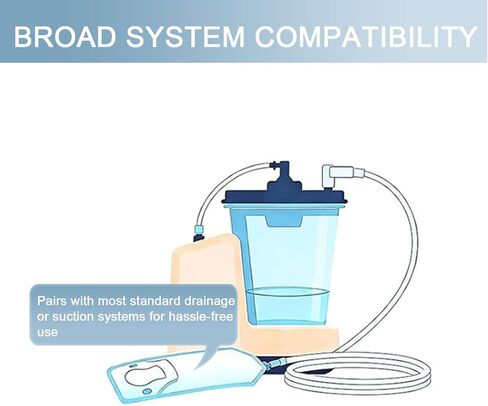 Male External Catheter for Men, Lightweight Breathable Material, Non-Invasive Urinary Collection, Standard System Compatibility, 30 Count in Kuwait