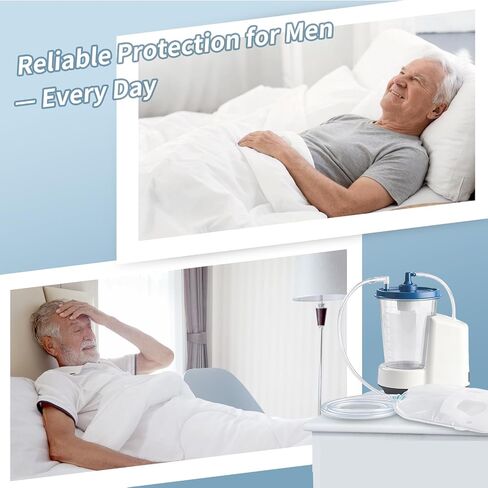 Male External Catheter for Men, Lightweight Breathable Material, Non-Invasive Urinary Collection, Standard System Compatibility, 30 Count in Kuwait