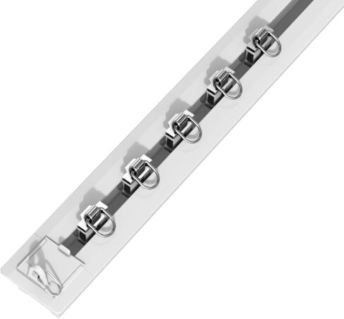 Recessed Hidden Curtain Rail System with Access Hatch 3/10.8ft White CeilingMounted Track for Privacy Room Dividers Sleek Design for Seamless Home Décor in Saudi Arabia
