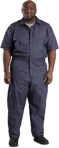 Berne Men's Heritage Short Sleeve Poplin Coverall in Saudi Arabia