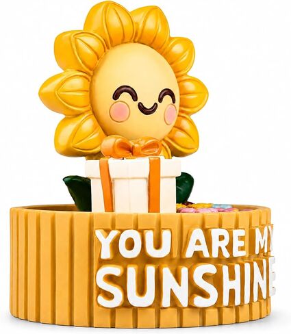 You are My Sunshine Wind-Up Music Box – Cute Sunflower Figurine, Mechanical Musical Ornament, Decorative Gift for Mom, Daughter, Girlfriend, Birthday & Home Décor in Saudi Arabia