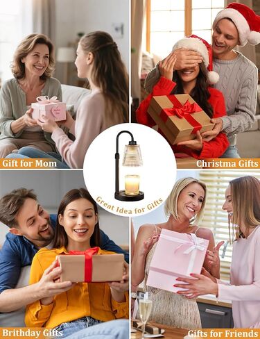 Candle Warmer Lamp with Timer & Dimmer, Electric Wax Melt Warmer, Birthday Housewarming Gifts for Mom Women Sister Friend, Home Decor for Apartment Dorm Office Bedroom in Kuwait