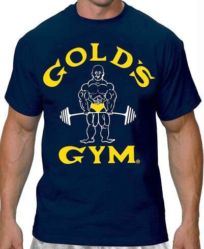 Gold's Gym Classic T-Shirt - Official Licensed - BT-2 (XL, Navy) in Saudi Arabia