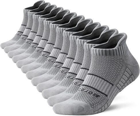Ankle Socks For Men Size 9-13,Cotton low cut Socks,Compression Athletic Sport for Running Hiking Cycling With Heel Tab in Kuwait