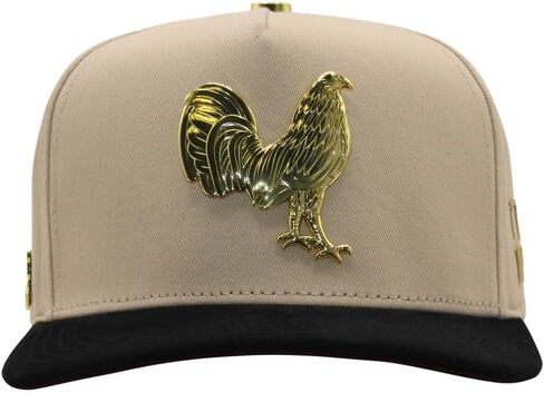 Ferreti Hats FT150 El Gallo Beige Baseball Hat for Men & Women - Beige Rooster Hat - Premium Adjustable Baseball Cap, Gorra de Gallo para Hombre y Mujer in Saudi Arabia