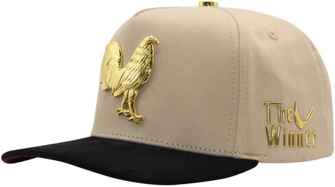 Ferreti Hats FT150 El Gallo Beige Baseball Hat for Men & Women - Beige Rooster Hat - Premium Adjustable Baseball Cap, Gorra de Gallo para Hombre y Mujer in Saudi Arabia