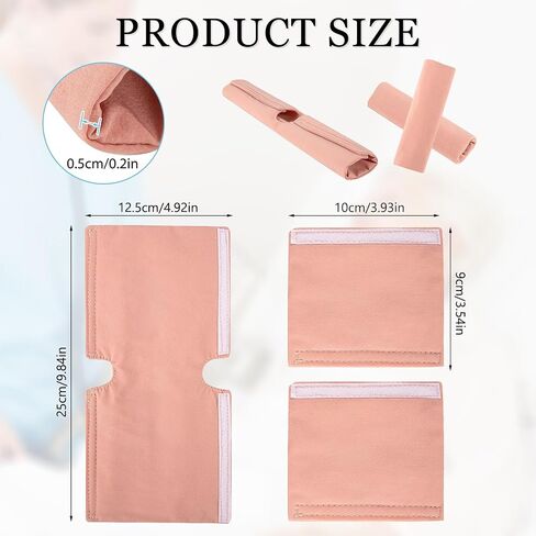 3 Pcs CPAP Strap Covers, Mask Frame Covers Pads Compatible with DreamWear or AirFit N30i/P30i Headgear Cover Set Hair Protector for Women Face Cushion for Reduce Red Marks (Pink) in Kuwait