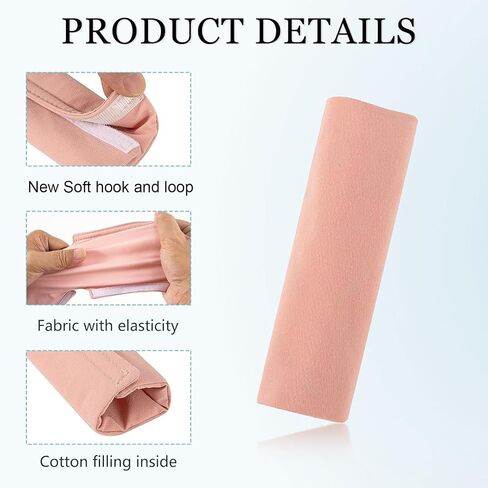 3 Pcs CPAP Strap Covers, Mask Frame Covers Pads Compatible with DreamWear or AirFit N30i/P30i Headgear Cover Set Hair Protector for Women Face Cushion for Reduce Red Marks (Pink) in Kuwait