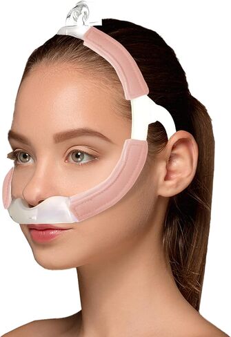3 Pcs CPAP Strap Covers, Mask Frame Covers Pads Compatible with DreamWear or AirFit N30i/P30i Headgear Cover Set Hair Protector for Women Face Cushion for Reduce Red Marks (Pink) in Kuwait
