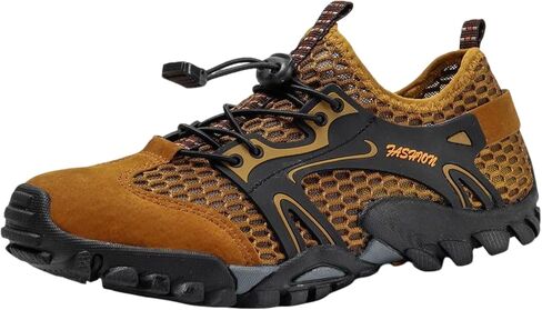 Men's Water Shoes Barefoot Quick Dry Mesh Breathable Aqua Outdoor Hiking Trekking Shoes Sneakers with Non-Slip Sole in Saudi Arabia