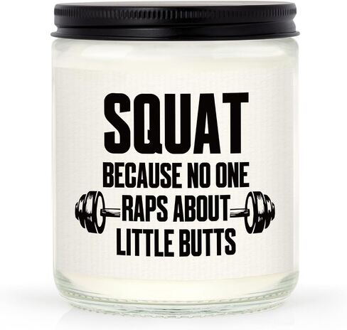 Petalsun Gym Workout Gifts for Women, Funny Motivational Gifts for Fitness Exercise Sports Crossfit Pilates Lover, Gym Rat, Birthday, Christmas- Lavender Natural Soy Wax Candle(7oz) in Saudi Arabia