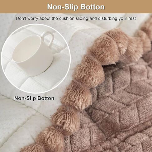 Couch Cover for Dogs Washable, Non-Slip Fuzzy Pet Couch Covers for Sofa, Soft Plush Sofa Pad Protector for 3 Cushion, Pet Friendly Pawcart Couch Cover (Dark Brown, 27.6"x 59") in Saudi Arabia
