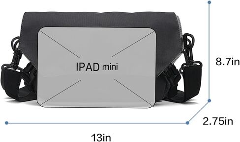 Unisex Adult Heritage Crossbody Bag （Black） in Kuwait