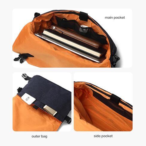 Unisex Adult Heritage Crossbody Bag （Black） in Kuwait