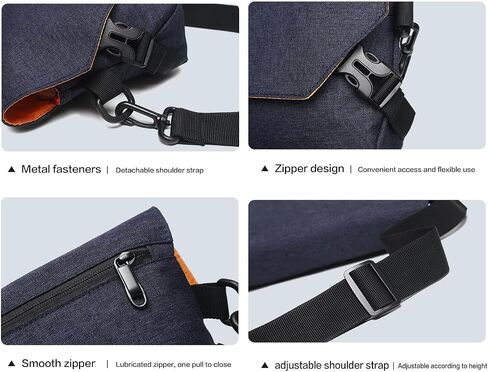 Unisex Adult Heritage Crossbody Bag （Black） in Kuwait