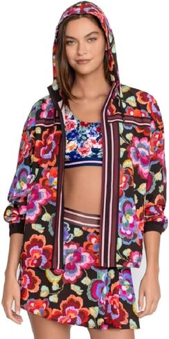 Johnny Was Womens Johnny Was Calanthe Full Zip Jacket in Kuwait