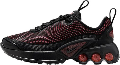 حذاء Nike Air Max Dn للأطفال الصغار (FN4453-006، أسود/أسود/قرمزي ساطع/أسود) مقاس 8 in Kuwait