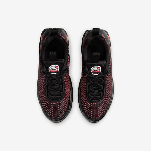 حذاء Nike Air Max Dn للأطفال الصغار (FN4453-006، أسود/أسود/قرمزي ساطع/أسود) مقاس 8 in Kuwait