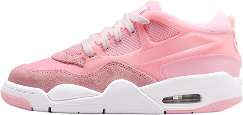 Air Jordan 4 RM Big Kids' Shoes (Medium Soft Pink/White/Pearl Pink) in Kuwait