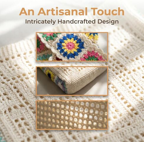 Women's Boho Crochet Crossbody Bag, Hollow Out Knit Shoulder Purse for Summer Beach, Festival Tote Handbag in Saudi Arabia