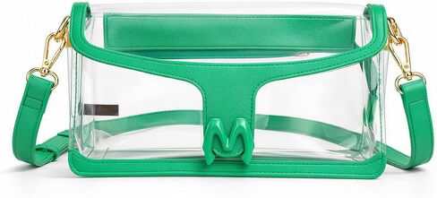 Milan Chiva Clear Crossbody Bag Stadium Approved for Women, Waterproof Clear Purse for Stadium Events Concerts Sports in Saudi Arabia