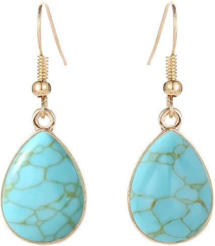 Handmade Boho Vintage Teardrop Earrings Bohemian Hammered & Engraved Earrings Boho Antiqued Earrings Unique Antique Bronze Tribal Ethnic Teardrop Shaped Drop Dangle Earrings For Women in Saudi Arabia