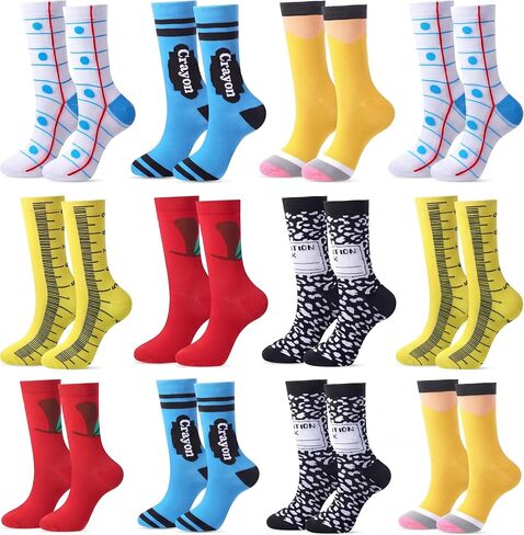 Cindeer Funny Novelty Teacher Socks Appreciation Gift Socks for Women Men Thank You Gift for Teacher's Day Graduation Present in Kuwait