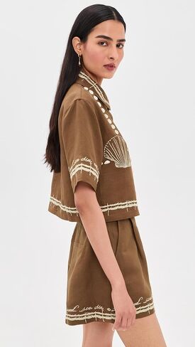 HUNTER BELL Women's Camp Shirt in Kuwait