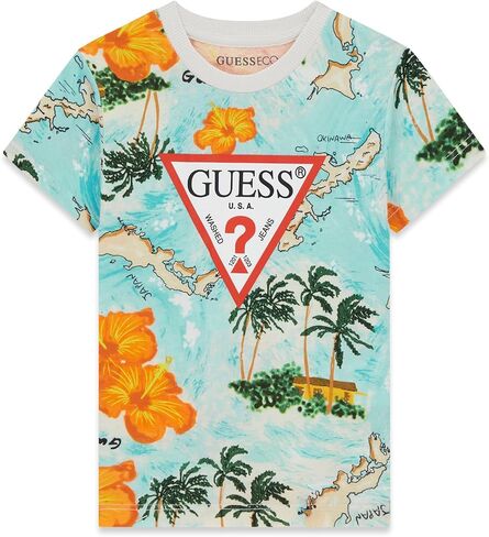 تي شيرت Guess Eco للأولاد بأكمام قصيرة in Kuwait