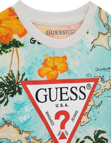 تي شيرت Guess Eco للأولاد بأكمام قصيرة in Kuwait