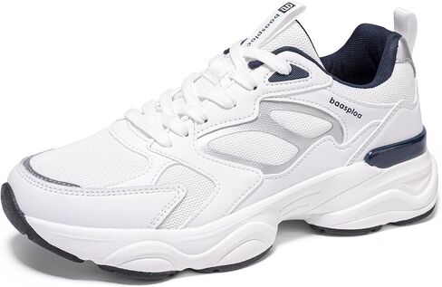 BAASPLOA Women's Casual Fashion Sneakers Lightweight Walking Platform Chunky Shoes for Women Workout Gym Sneakers Non Slip Breathable Tennis Shoes Retro Dad Shoes in Saudi Arabia