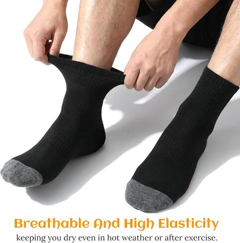 30 Pairs Ankle Socks for Men Lightweight Mens Socks Breathable Athletic Casual Quarter Sock Bulk Size 8-12 Thin Casual Sock for Unisex Women Running in Saudi Arabia