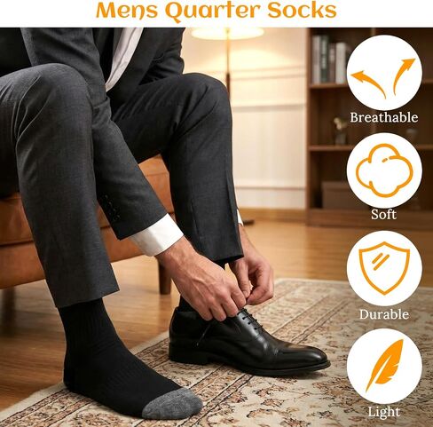 30 Pairs Ankle Socks for Men Lightweight Mens Socks Breathable Athletic Casual Quarter Sock Bulk Size 8-12 Thin Casual Sock for Unisex Women Running in Saudi Arabia