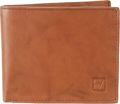Stone Mountain Mens RFID Leather Zip Traveller Wallet One Size Brown (SM11836) in Saudi Arabia
