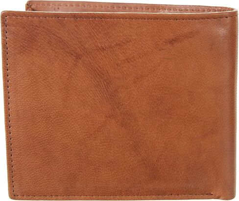 Stone Mountain Mens RFID Leather Zip Traveller Wallet One Size Brown (SM11836) in Saudi Arabia