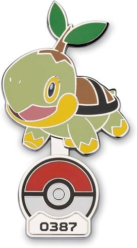 Pokémon Center: Pokémon Gallery Pins: Turtwig Standing Pin in Kuwait