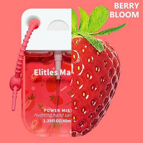 Hand Sanitizer Spray, 4Pack Hand Sanitizer Travel Size With Keychain, Scented Mini Spray Hand Sanitizer Clip Backpack Purse, Gifts for WomenTeen Girls Kids Nurse Teacher in Kuwait