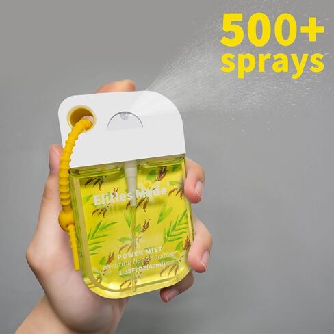 Hand Sanitizer Spray, 4Pack Hand Sanitizer Travel Size With Keychain, Scented Mini Spray Hand Sanitizer Clip Backpack Purse, Gifts for WomenTeen Girls Kids Nurse Teacher in Kuwait