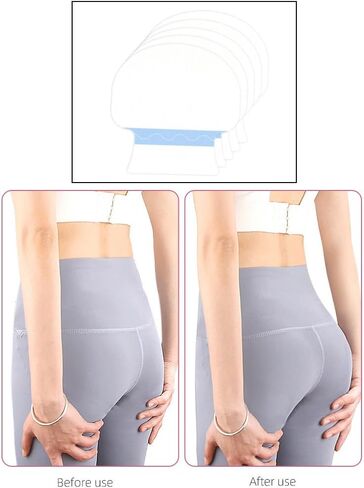 10 Pack Bottom Lift Patches Invisible Butt Lift Tape Patch Clear Adhesive Tightening Strips Rear Thigh Lift Tape for Buttocks Saggy Loose Skin Lifting Jeans Dresses Shorts Skirts Short Dress in Saudi Arabia