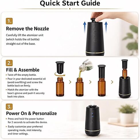 Ziweo Waterless Diffuser for Car - Easy to Carry in Saudi Arabia