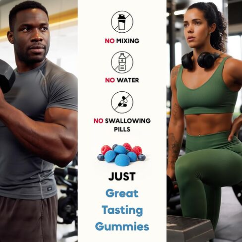 NSF Certified Kaitamin Creatine Monohydrate Gummies 5g – Sugar Free, Vegan, Halal, Non-GMO – Muscle, Strength, Recovery & Brain Health – for Women & Men – 120 Count, 30 Servings in Saudi Arabia