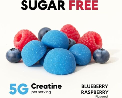 NSF Certified Kaitamin Creatine Monohydrate Gummies 5g – Sugar Free, Vegan, Halal, Non-GMO – Muscle, Strength, Recovery & Brain Health – for Women & Men – 120 Count, 30 Servings in Saudi Arabia