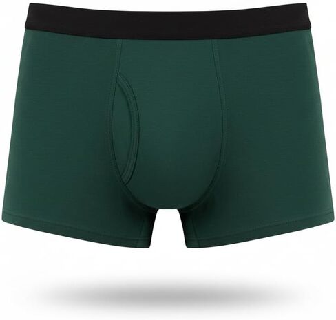 ayaecofashion Men's Organic Pima Cotton Boxer Briefs | Dark Teal/XL in Saudi Arabia