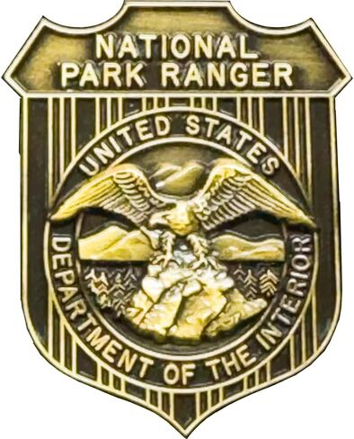 AMERICA'S FRONT LINE PBX-003-J National Park Ranger US Department of The Interior Lapel pin in Saudi Arabia
