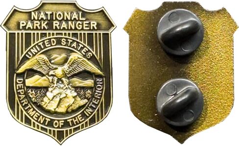 AMERICA'S FRONT LINE PBX-003-J National Park Ranger US Department of The Interior Lapel pin in Saudi Arabia
